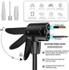 Foot Air Pump with Pressure Gauge