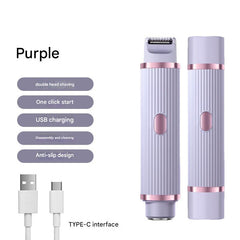2in1 Electric Portable Hair Trimmer Shaver for Men and Women with Hair Removal Function