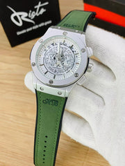 Hublot Skeleton Leather Straps - Premium Watch