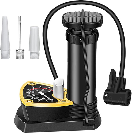 Foot Air Pump with Pressure Gauge