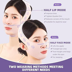 V-Line Face Lifting Tape - Reusable Beauty Face and Chin Lift Mask for Men and Women,