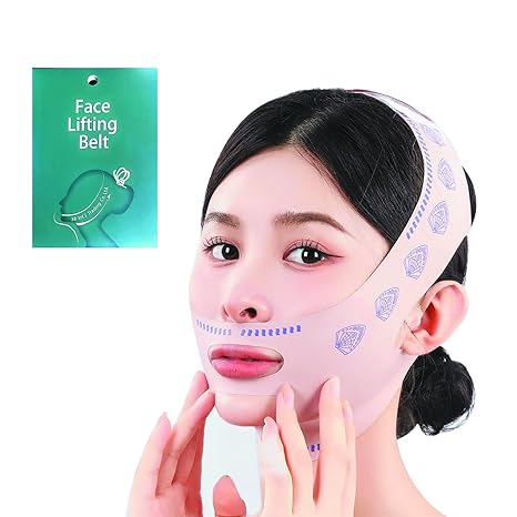 V-Line Face Lifting Tape - Reusable Beauty Face and Chin Lift Mask for Men and Women,