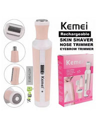 4 in 1 Shaver Women’s Trimmer for Face, Nose, Eyebrow, Body