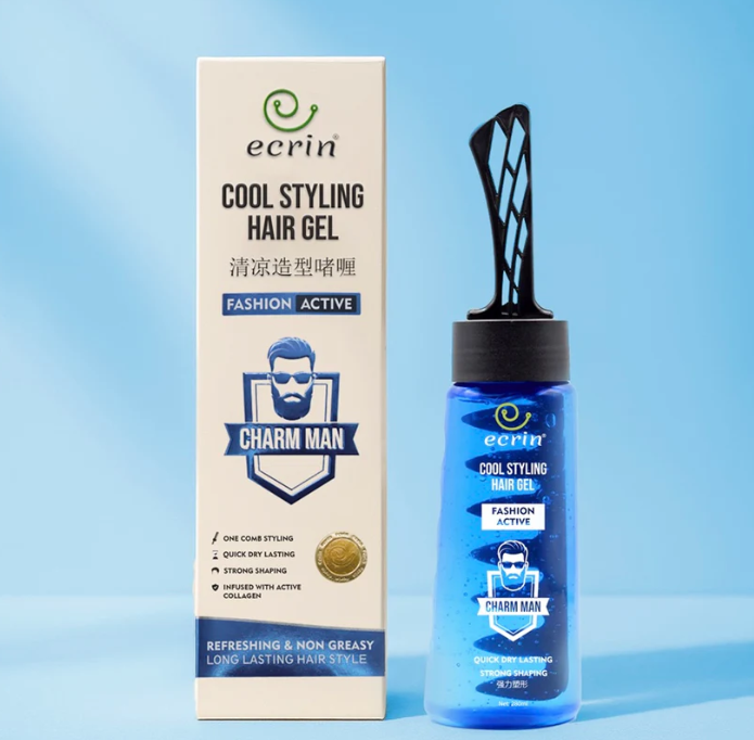 ECRIN COOL STYLING HAIR GEL WITH ACTIVE COLLAGEN - 280ml