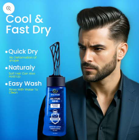 ECRIN COOL STYLING HAIR GEL WITH ACTIVE COLLAGEN - 280ml
