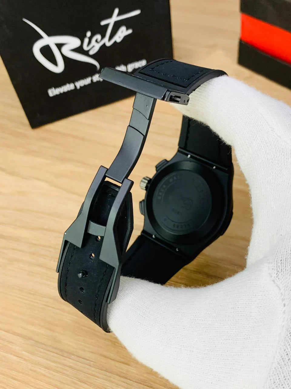 Hublot Skeleton Leather Straps - Premium Watch