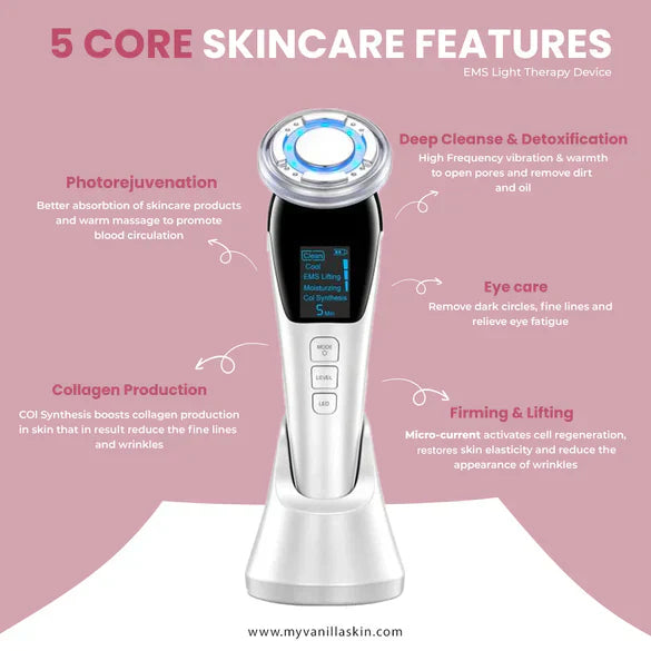 EMS Light Face therapy device