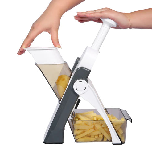 SafeSlice™ Vertical Mandoline Slicer & Multi-Function Vegetable Cutter 🌟