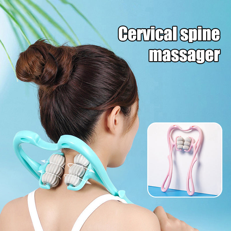 6 Wheel Pressure Point Neck Massager