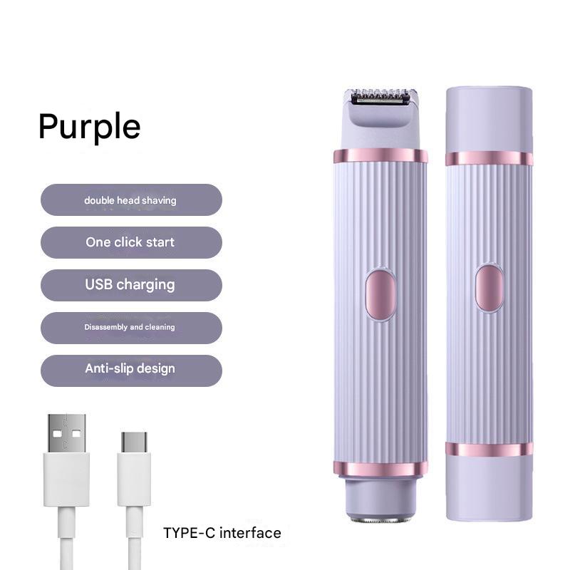 2in1 Electric Portable Hair Trimmer Shaver for Men and Women with Hair Removal Function