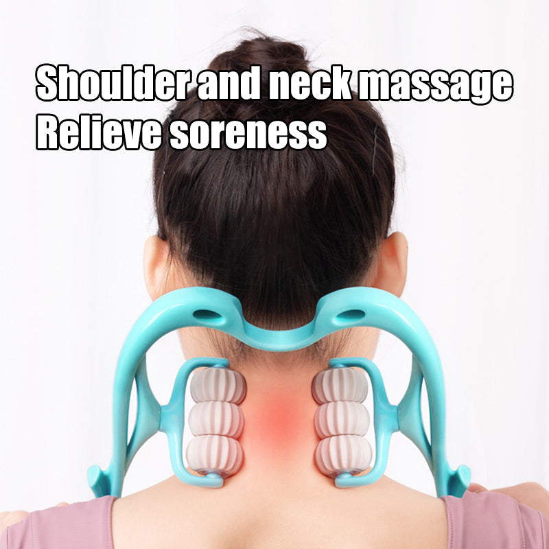 6 Wheel Pressure Point Neck Massager