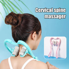 6 Wheel Pressure Point Neck Massager